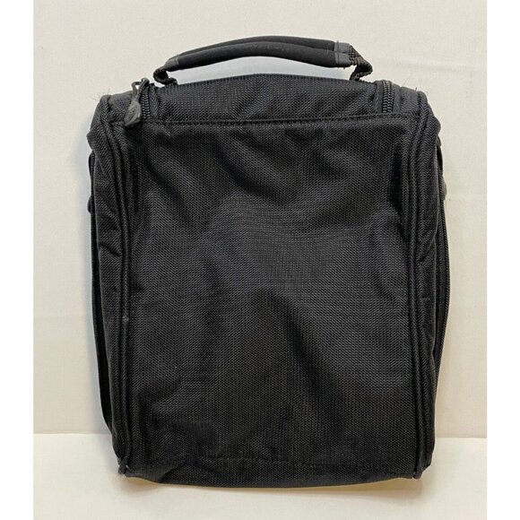 24 Hour Fitness Gym travel bathroom case bag 11" x 9" mirror hook black - Picture 2 of 13